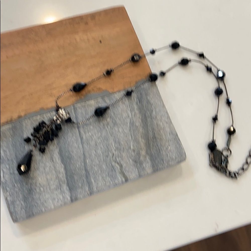 ‎Dabby Reid Black Beaded Necklace